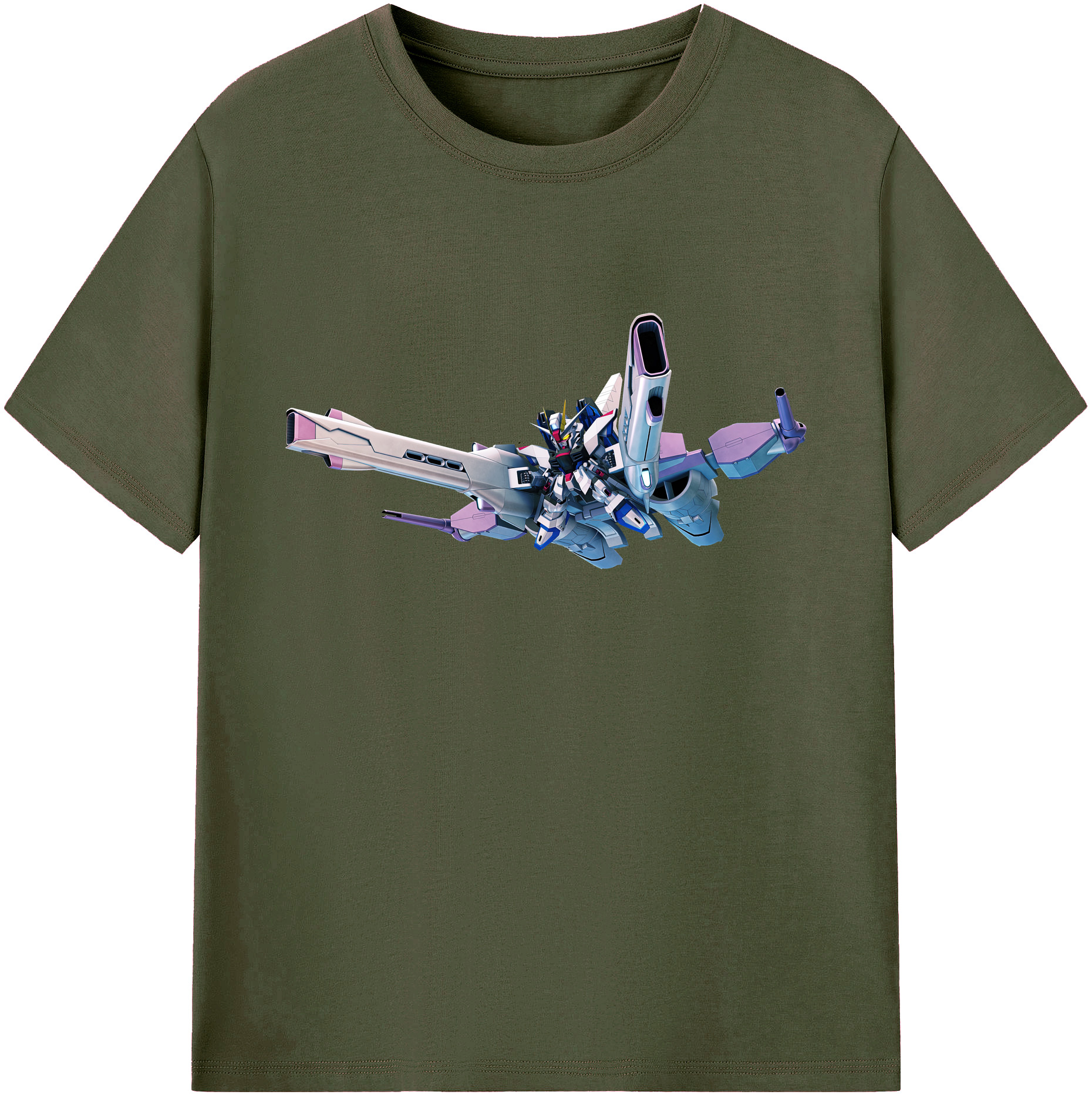 （画像用） 機動戦士ガンダム Mobile Suit Gundam 綿100％ メンズ半袖Tシャツ｜肌触りやわらか＆通気性